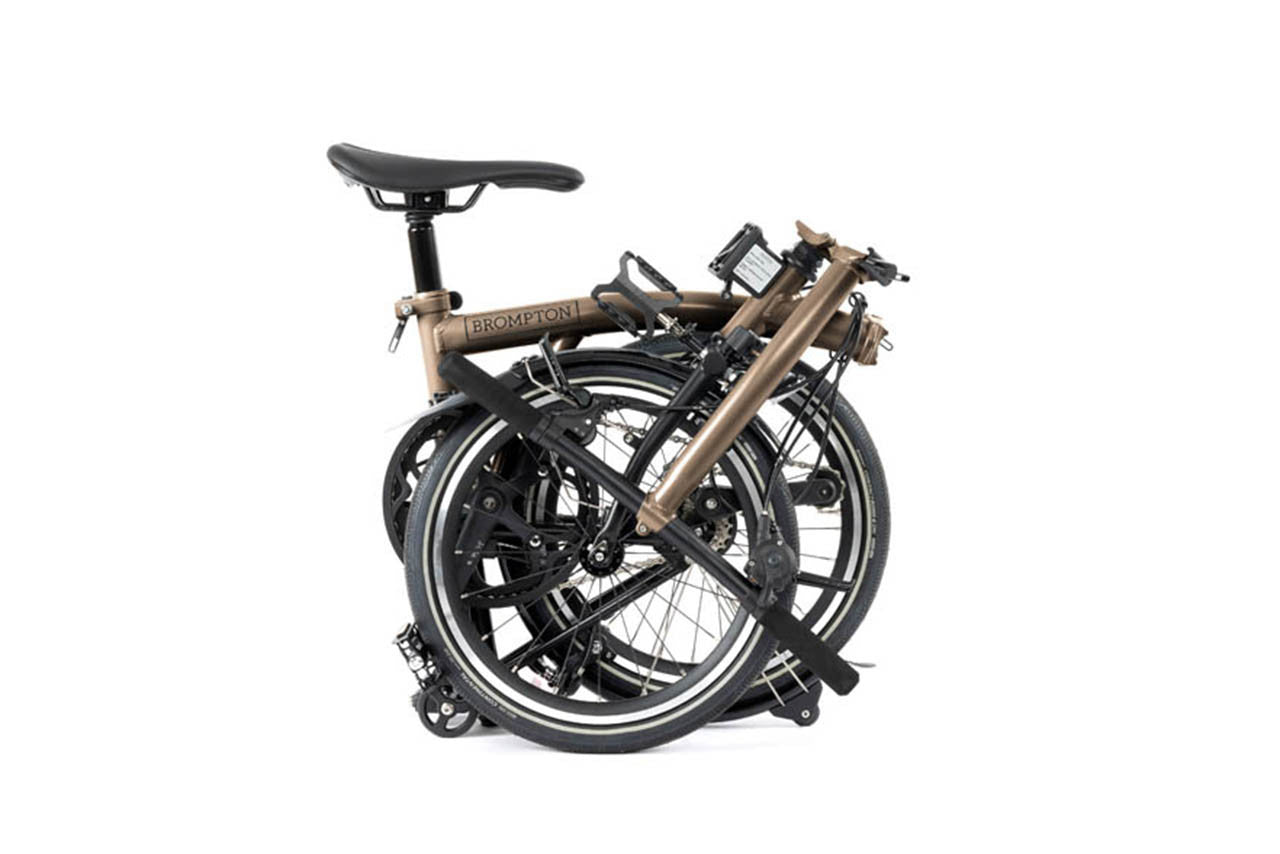 Brompton P Line 12-speed Low Bronze Sky