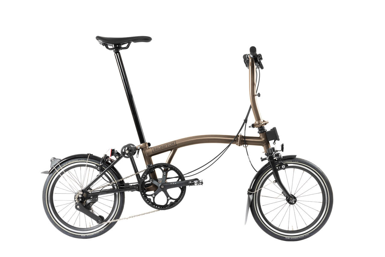 Brompton P Line 12-speed Low Bronze Sky