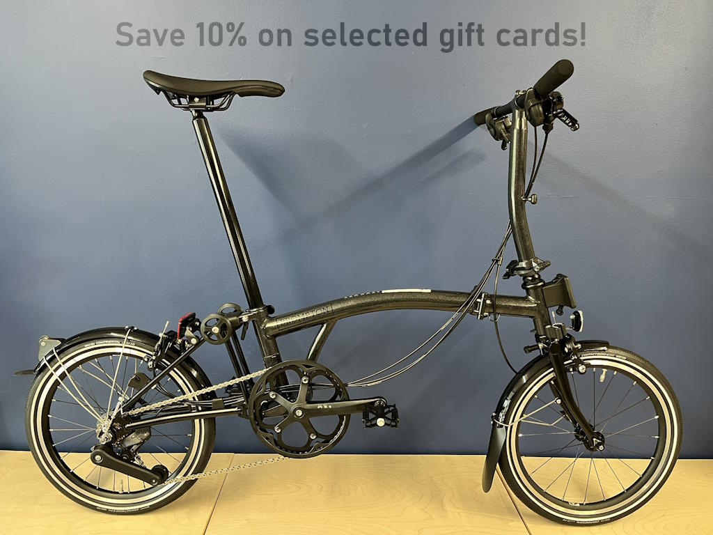 Brompton P Line Explore (12-speed) Low Midnight Black