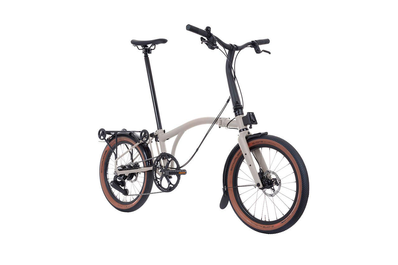 Brompton G Line with Roller Frame (8-speed) Traildust White