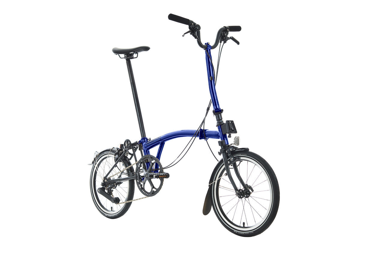 Brompton P-Line Explore (12-speed) Bolt Blue Pre-order