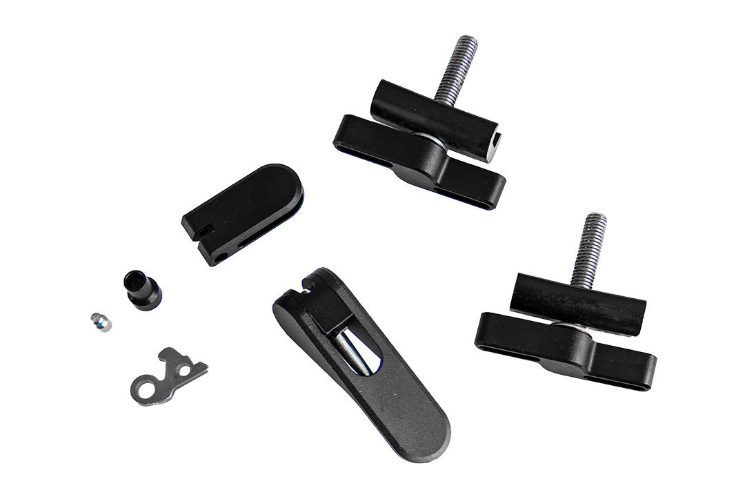 Brompton Aluminum Hinge Clamp And Rear Frame Clip Set