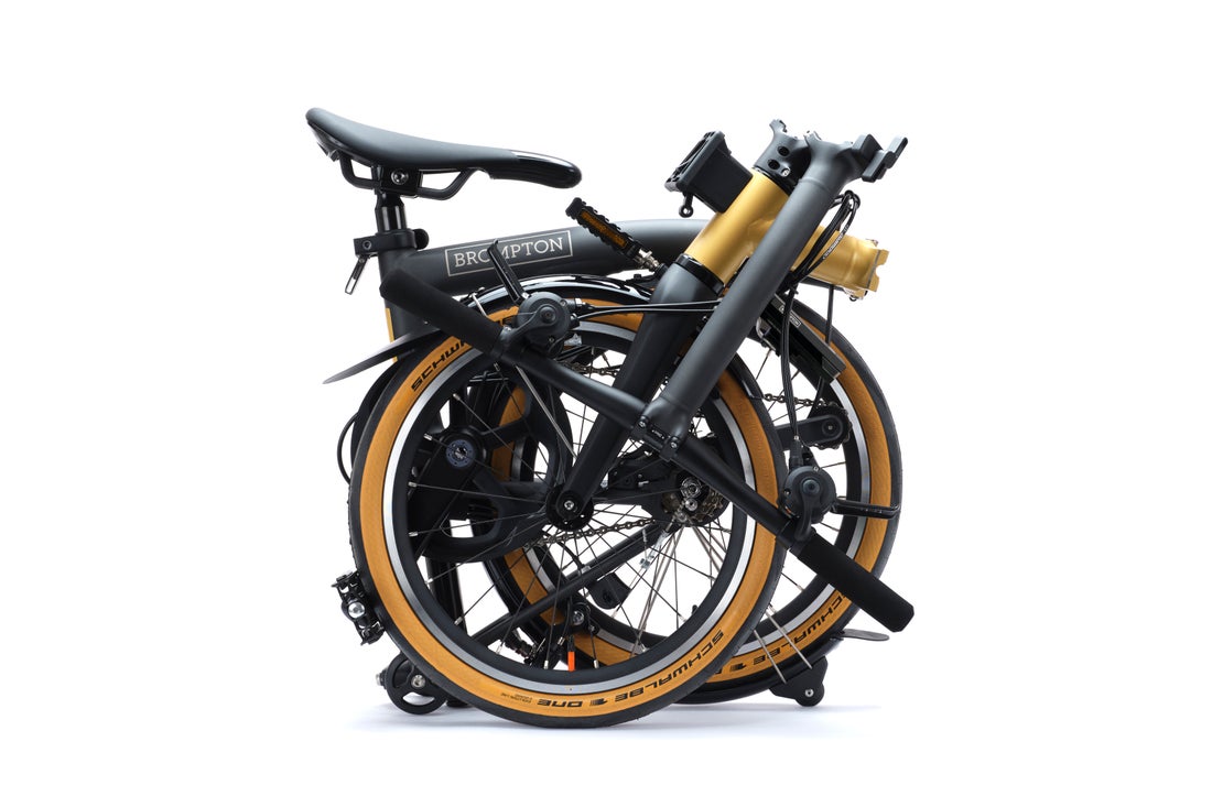 Brompton T Line Ceratech Black Gold 12-speed (Pre-order)