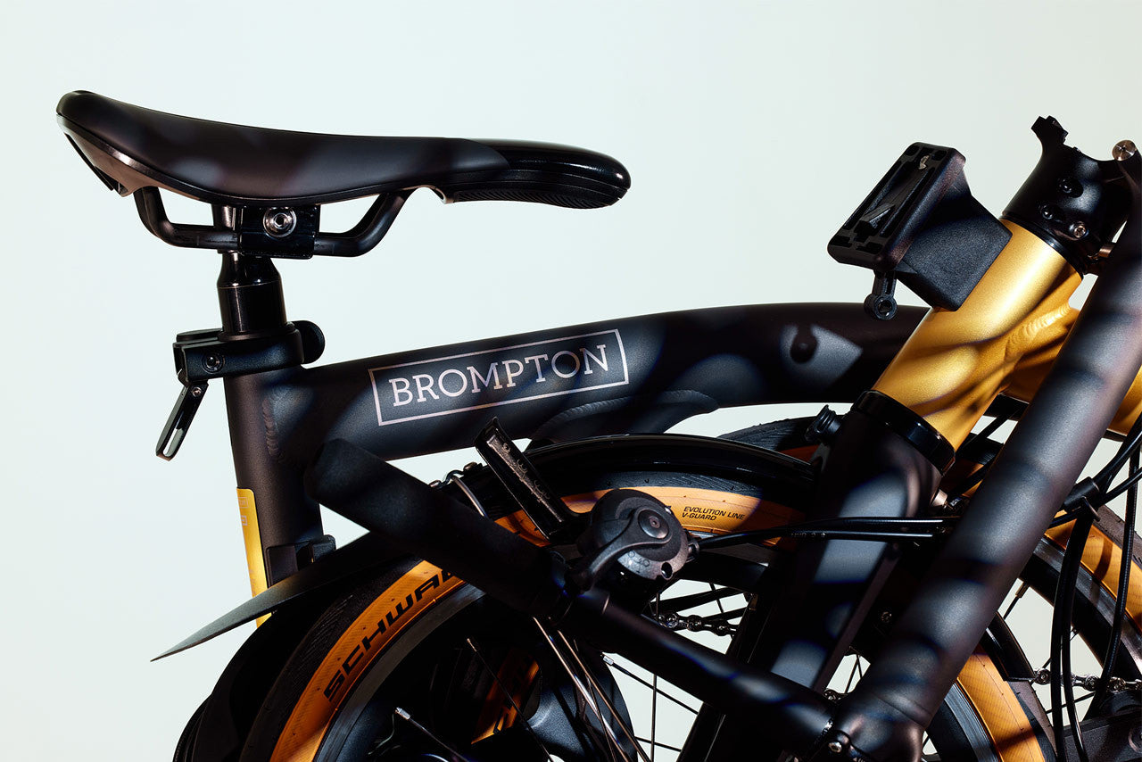 Brompton T Line Ceratech Black Gold 12-speed (Pre-order)