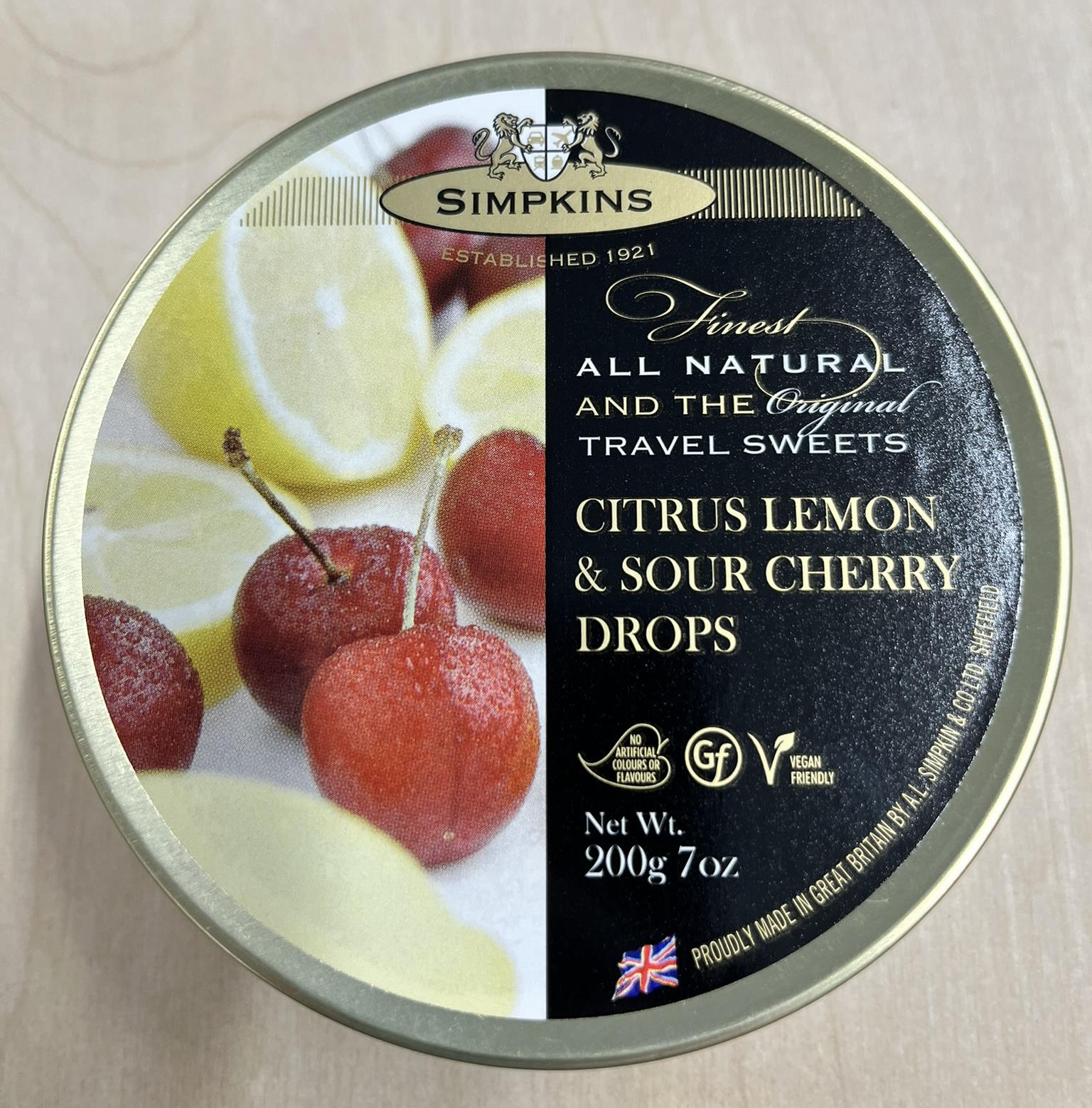 Simpkins Citrus Lemon & Sour Cherry Drops