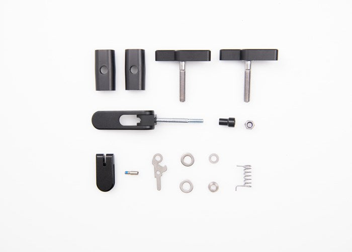 Brompton Aluminum Hinge Clamp And Rear Frame Clip Set